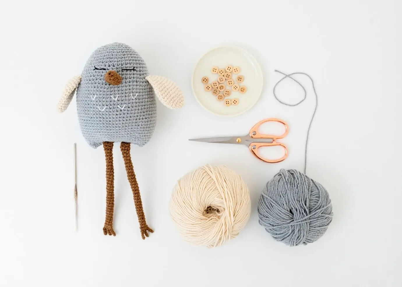 Niedliches gehäkeltes Kuscheltier